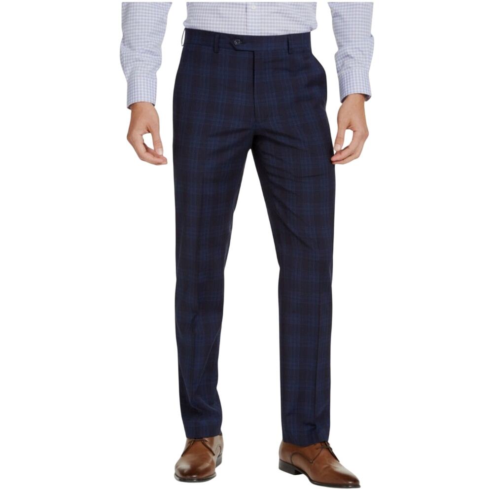 NWT Michael Kors Mens Kerrigan 100% Wool Natural Stretch Dress Pants Trousers 33
